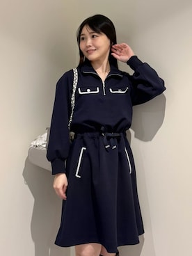 「アイテム（バックパック/リュック、グレー系）」を使った、CELFORDさん（レディース・160cm）の秋コーディネート