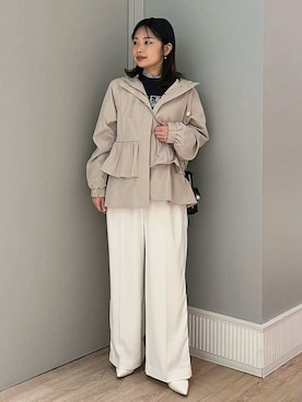 「CELFORD（セルフォード）のアイテム」を使った、CELFORDさん（レディース・152cm）の冬コーディネート