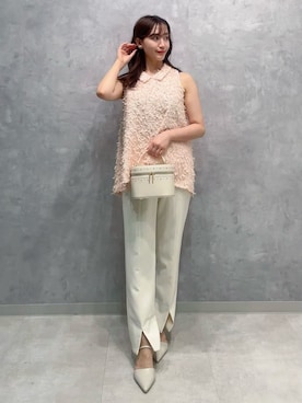 「骨格ナチュラル」｜CELFORDさん（レディース・154cm）の夏コーディネート