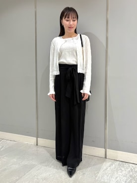 「ディリーコーディネート」｜「アイテム（パンツ）」を使った、CELFORDさん（レディース・154cm）の春コーディネート
