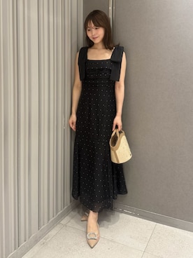 「ディリーコーディネート」｜「アイテム（ワンピース/ドレス）」を使った、CELFORDさん（レディース・160cm）の夏コーディネート