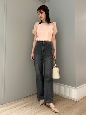 「ディリーコーディネート」｜「アイテム（パンツ）」を使った、CELFORDさん（レディース・164cm）の春コーディネート
