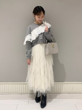 「ディリーコーディネート」｜「アイテム（ブーツ）」を使った、CELFORDさん（レディース・153cm）の冬コーディネート