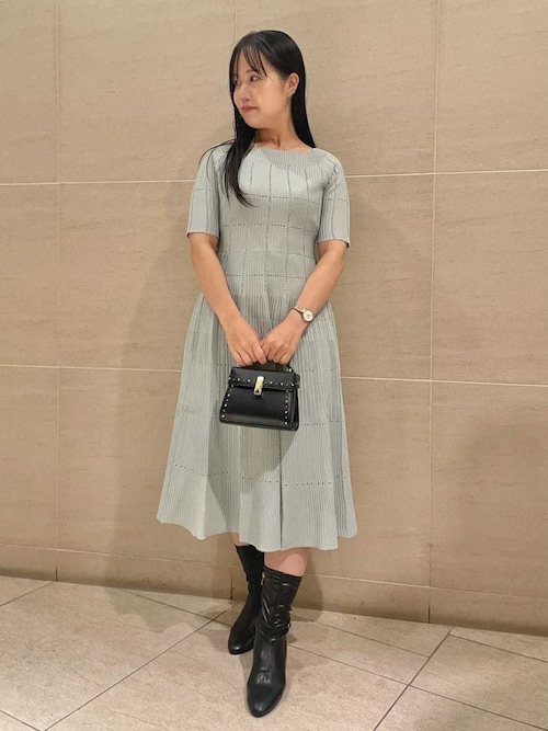 CELFORD セルフォード リュタン ビジュースタッズポシェット Mサイズ 黒 リュタン】ビジュースタッズポシェット（M）(ハンドバッグ