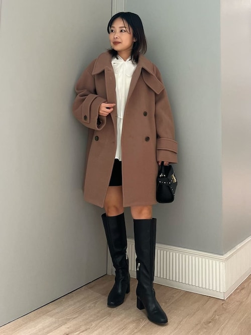 Aラインウールミドルコート（ピーコート）｜CELFORD（セルフォード）の