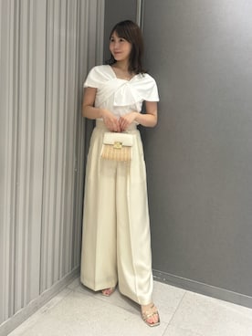 「ディリーコーディネート」｜「アイテム（パンツ）」を使った、CELFORDさん（レディース・160cm）の夏コーディネート