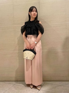 「ディリーコーディネート」｜「アイテム（パンツ）」を使った、CELFORDさん（レディース・163cm）の春コーディネート