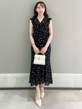 「CELFORD（セルフォード）のアイテム（ワンピース）」を使った、CELFORDさん（レディース・157cm）の夏コーディネート