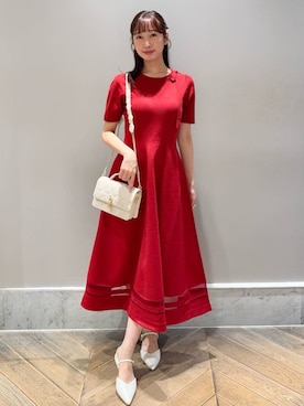 「アイテム（イヤリング）」を使った、CELFORDさん（レディース・159cm）の夏コーディネート