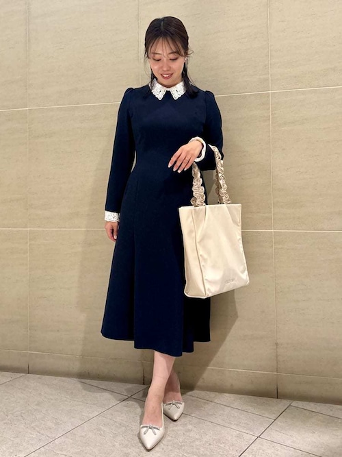 プリュム】フリルラメ刺繍トートバッグ（L）（トートバッグ）｜CELFORD