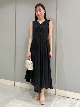 「CELFORD（セルフォード）のアイテム（ワンピース）」を使った、CELFORDさん（レディース・154cm）の夏コーディネート
