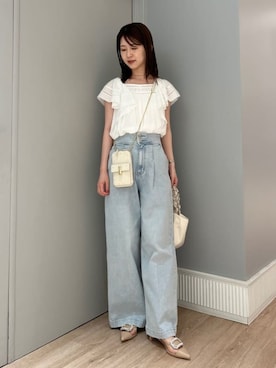 「ディリーコーディネート」｜「アイテム（パンツ）」を使った、CELFORDさん（レディース・164cm）の春コーディネート