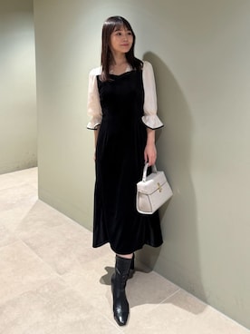 「CELFORD（セルフォード）のアイテム（ショルダーバッグ）」を使った、CELFORDさん（レディース・160cm）の冬コーディネート