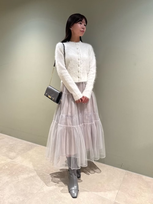 レーストリミングニットカーディガン（カーディガン/ボレロ）｜CELFORD