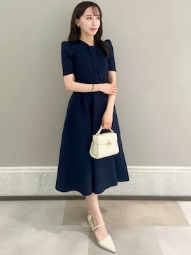 「CELFORD（セルフォード）のアイテム（ワンピース）」を使った、CELFORDさん（レディース・157cm）の夏コーディネート