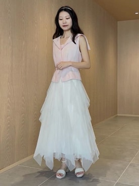 「CELFORD（セルフォード）のアイテム」を使った、CELFORDさん（レディース・158cm）の春コーディネート