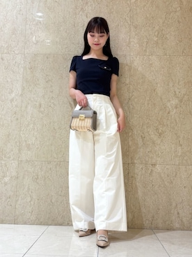 「ディリーコーディネート」｜「アイテム（パンツ）」を使った、CELFORDさん（レディース・161cm）の春コーディネート