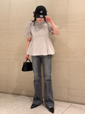 「CELFORD（セルフォード）のアイテム（帽子）」を使った、CELFORDさん（レディース・158cm）の春コーディネート