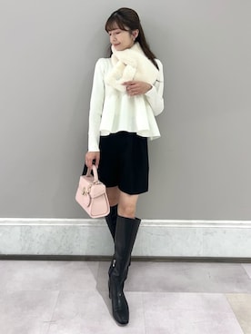 「アイテム（キーケース/キーアクセサリー）」を使った、CELFORDさん（レディース・158cm）の冬コーディネート