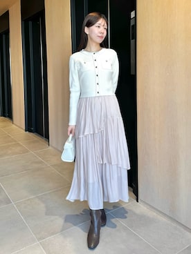 「CELFORD（セルフォード）のアイテム」を使った、CELFORDさん（レディース・158cm）の冬コーディネート