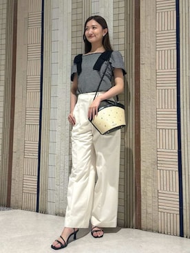 「ディリーコーディネート」｜「アイテム（パンツ）」を使った、CELFORDさん（レディース・159cm）の夏コーディネート
