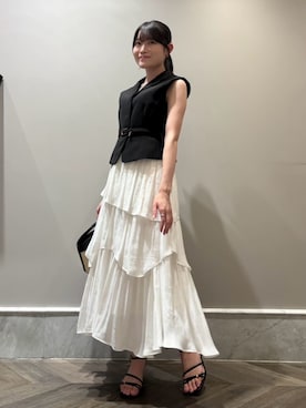 「お呼ばれコーディネート」｜CELFORDさん（レディース・156cm）の夏コーディネート