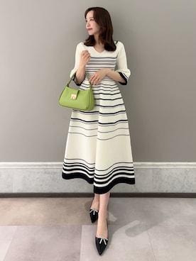 CELFORD（セルフォード）の「シアーチェックタイワンピース