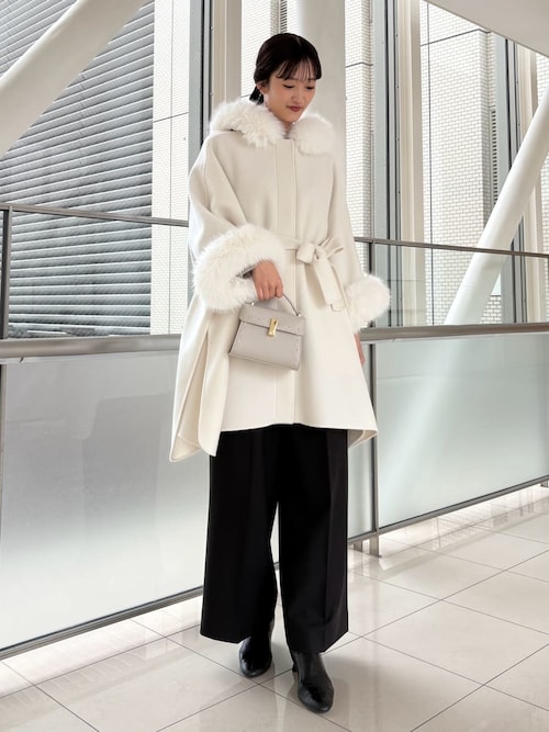 ファーポンチョコート（ポンチョ）｜CELFORD（セルフォード）の