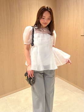 「CELFORD（セルフォード）のアイテム（ショルダーバッグ）」を使った、CELFORDさん（レディース・157cm）の夏コーディネート