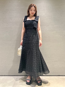 「ディリーコーディネート」｜「アイテム（ワンピース/ドレス）」を使った、CELFORDさん（レディース・157cm）の夏コーディネート