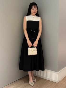 CELFORD ブランチプリントワンピース ボリュームスリーブ ブルー 花柄 エスニック柄ボリュームスリーブフレアワンピース F 【メール便