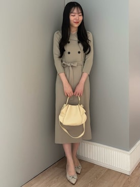 「ディリーコーディネート」｜「アイテム（ワンピース/ドレス）」を使った、CELFORDさん（レディース・165cm）の夏コーディネート