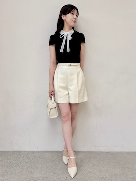 「アイテム（チャーム）」を使った、CELFORDさん（レディース・158cm）の夏コーディネート