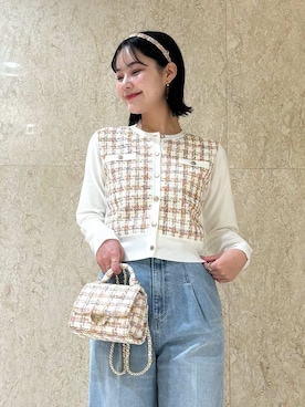 「アイテム（カーディガン/ボレロ、その他）」を使った、CELFORDさん（レディース・161cm）の秋コーディネート