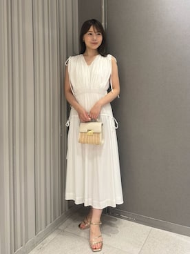 「ディリーコーディネート」｜「アイテム（ワンピース/ドレス）」を使った、CELFORDさん（レディース・160cm）の夏コーディネート