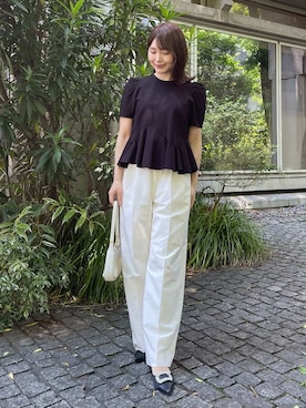 「ディリーコーディネート」｜「アイテム（パンツ）」を使った、CELFORDさん（レディース・160cm）の春コーディネート