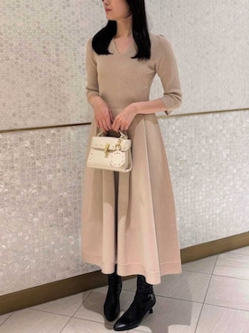 「アイテム（キーケース/キーアクセサリー）」を使った、CELFORDさん（レディース・162cm）の冬コーディネート