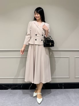 「CELFORD（セルフォード）のアイテム（ショルダーバッグ）」を使った、CELFORDさん（レディース・160cm）の秋コーディネート