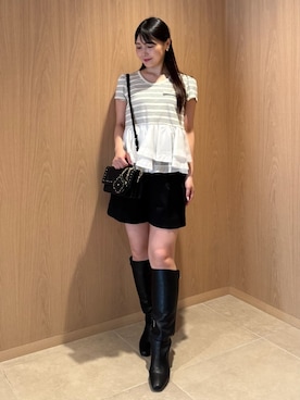 「アイテム（キーケース/キーアクセサリー）」を使った、CELFORDさん（レディース・160cm）の夏コーディネート