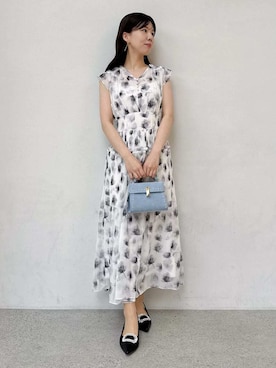 「アイテム（ピアス（両耳用））」を使った、CELFORDさん（レディース・158cm）の夏コーディネート