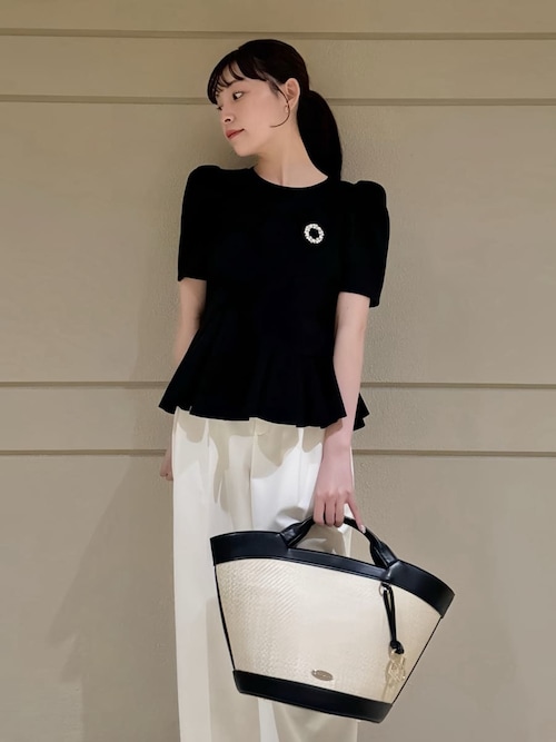 アシンメトリーソフトポンチトップス(カットソー)｜TOPS