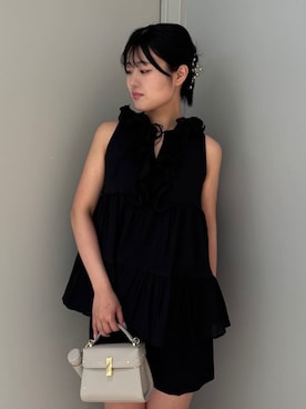 「CELFORD（セルフォード）のアイテム」を使った、CELFORDさん（レディース・165cm）の夏コーディネート