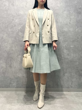 「アイテム（ハンドバッグ）」を使った、CELFORDさん（レディース・176cm）の夏コーディネート