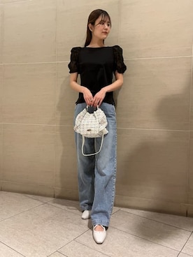 「ディリーコーディネート」｜「アイテム（パンツ）」を使った、CELFORDさん（レディース・167cm）の春コーディネート