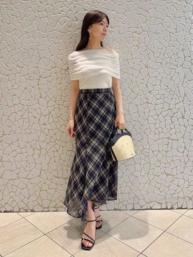 「アイテム（ピアス（両耳用））」を使った、CELFORDさん（レディース・158cm）の夏コーディネート