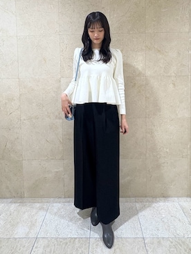 「CELFORD（セルフォード）のアイテム」を使った、CELFORDさん（レディース・169cm）の冬コーディネート