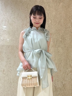 「ディリーコーディネート」｜「アイテム（パンツ）」を使った、CELFORDさん（レディース・161cm）の夏コーディネート