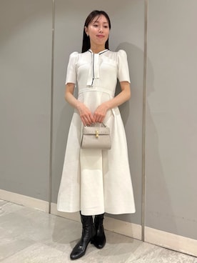 「CELFORD（セルフォード）のアイテム（ワンピース）」を使った、CELFORDさん（レディース・154cm）の夏コーディネート