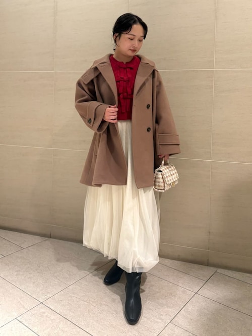 CELFORD】リボンモチーフケーブルニットプルオーバー セルフォード