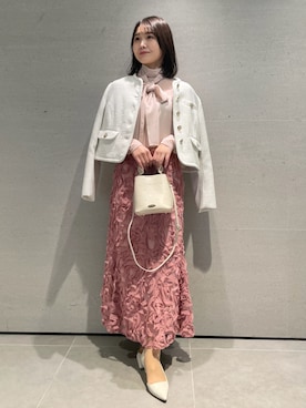「ディリーコーディネート」｜「アイテム（その他アウター）」を使った、CELFORDさん（レディース・160cm）の冬コーディネート